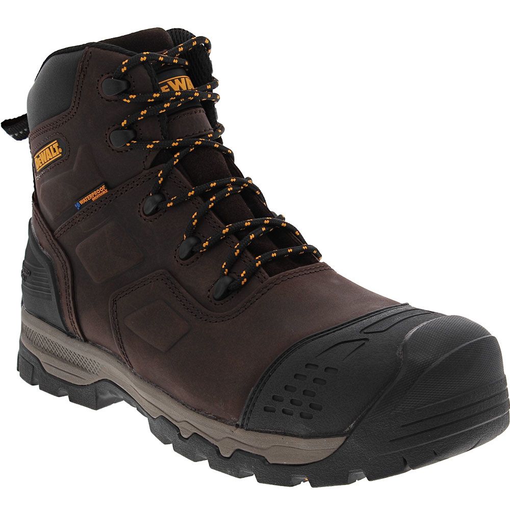 Dewalt Manvel WP Safety Toe Work Boots - Mens Brown