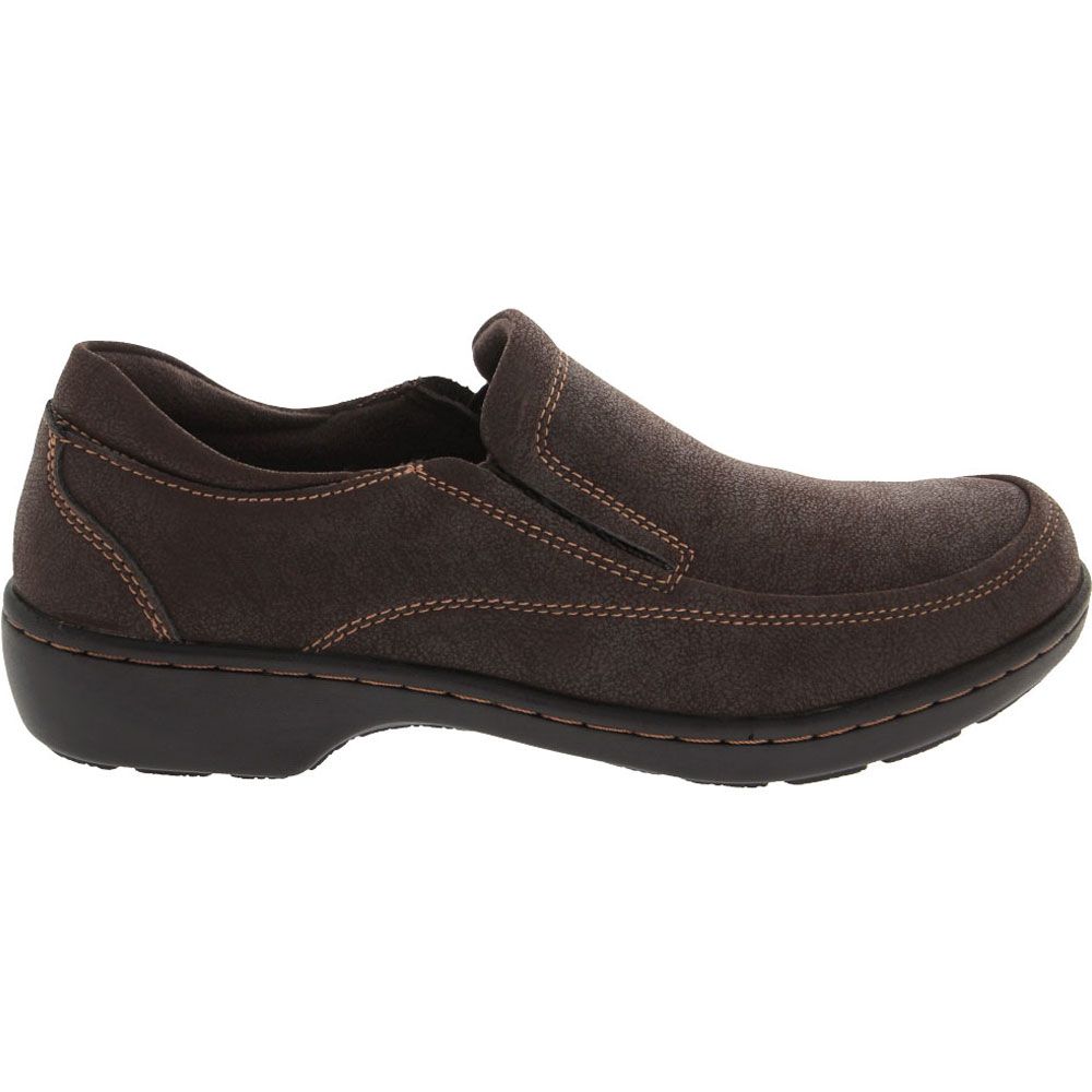 Eastland Molly Slip on Casual Shoes - Womens Brown Side View