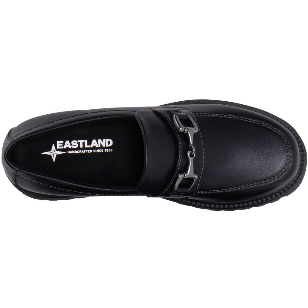 Eastland Lexi Penny Loafer Slip on Casual Shoes - Womens Black Back View