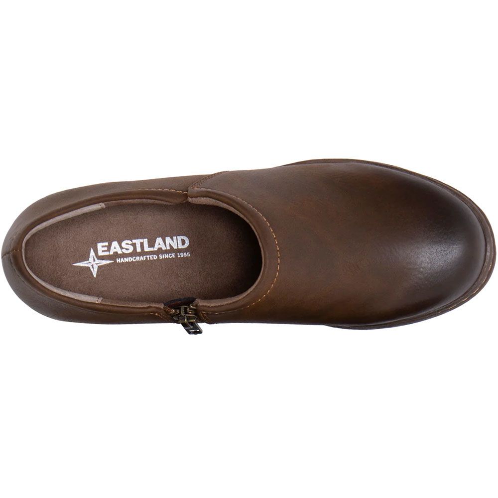 Eastland Rosie Slip on Casual Shoes - Womens Bomber Brown Back View