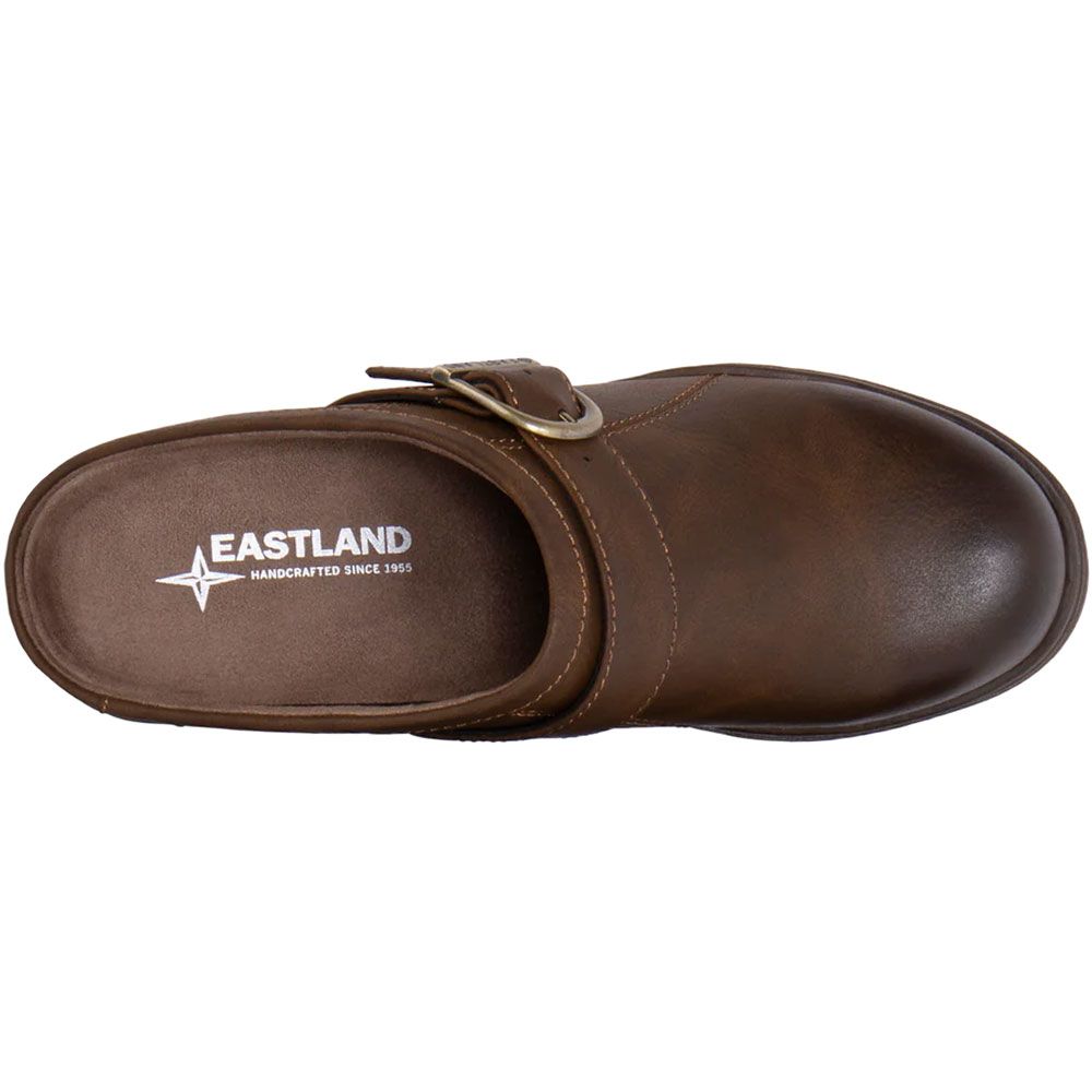 Eastland Cameron Clogs Casual Shoes - Womens Bomber Brown Back View