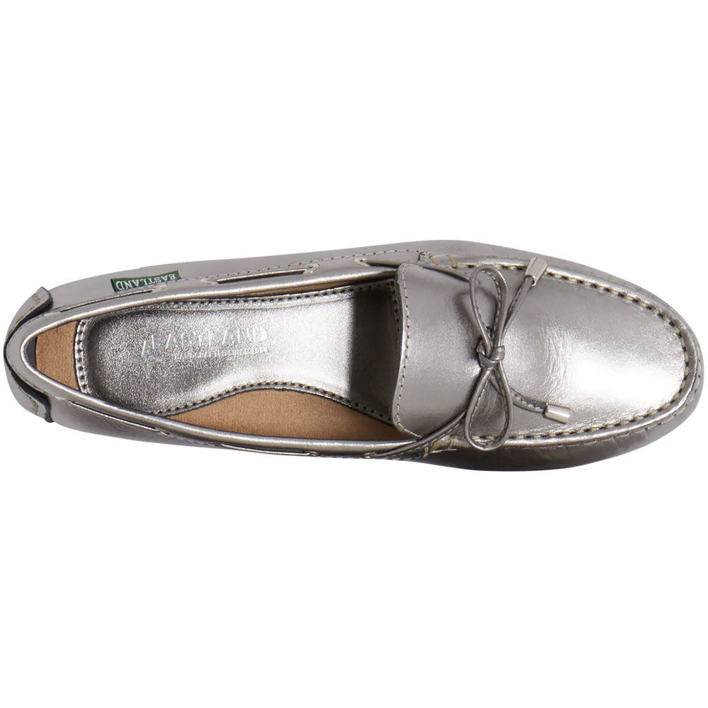 Eastland Marcella Slip on Casual Shoes - Womens Silver Back View