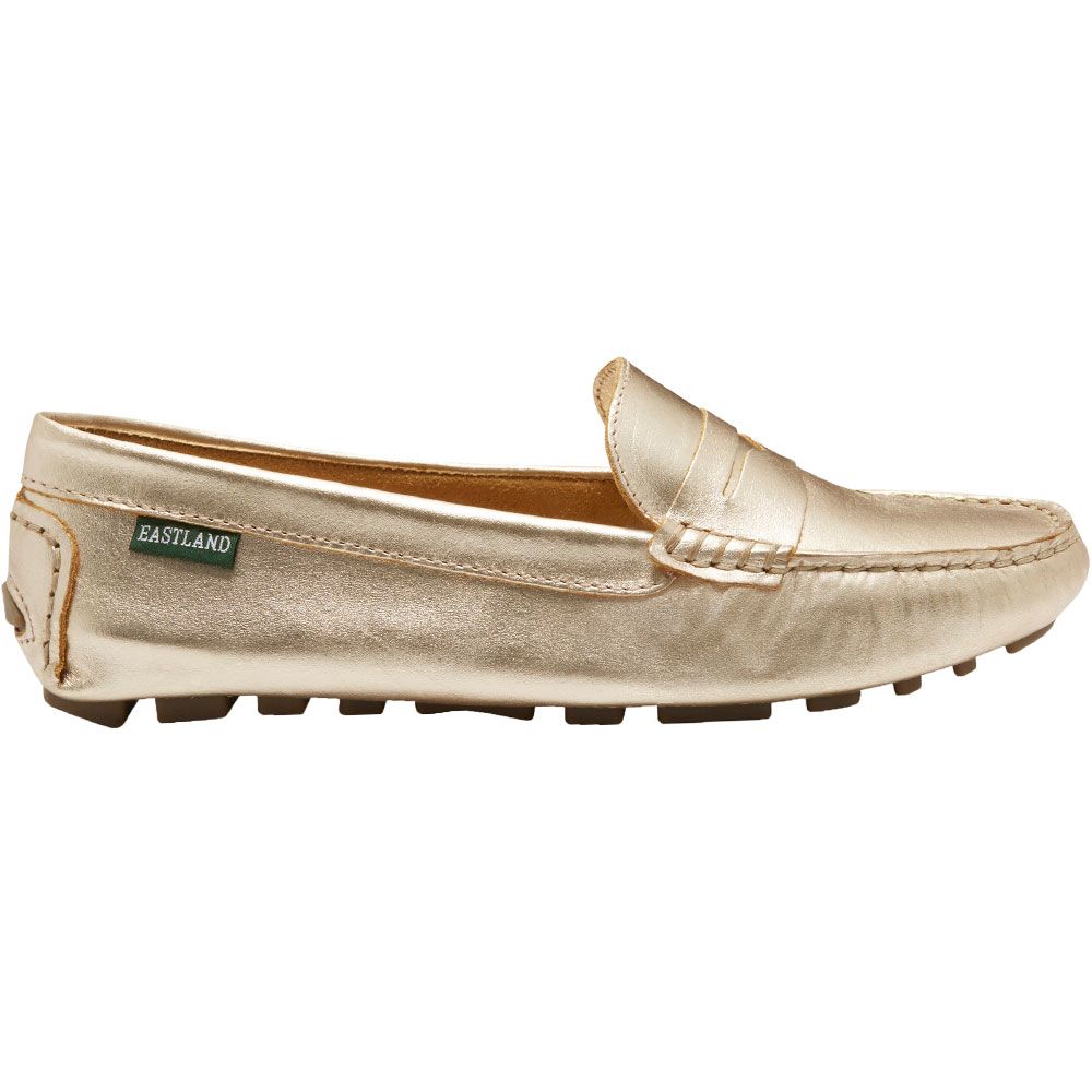 Eastland Patricia Slip On Casual Shoes - Womens Gold Side View