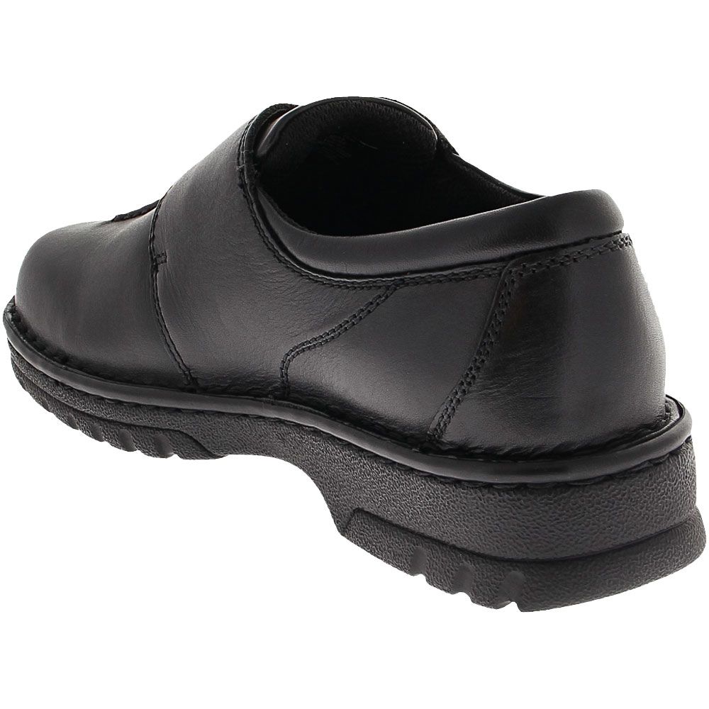 Eastland Syracuse Monk Strap Casual Shoes - Womens Black Back View