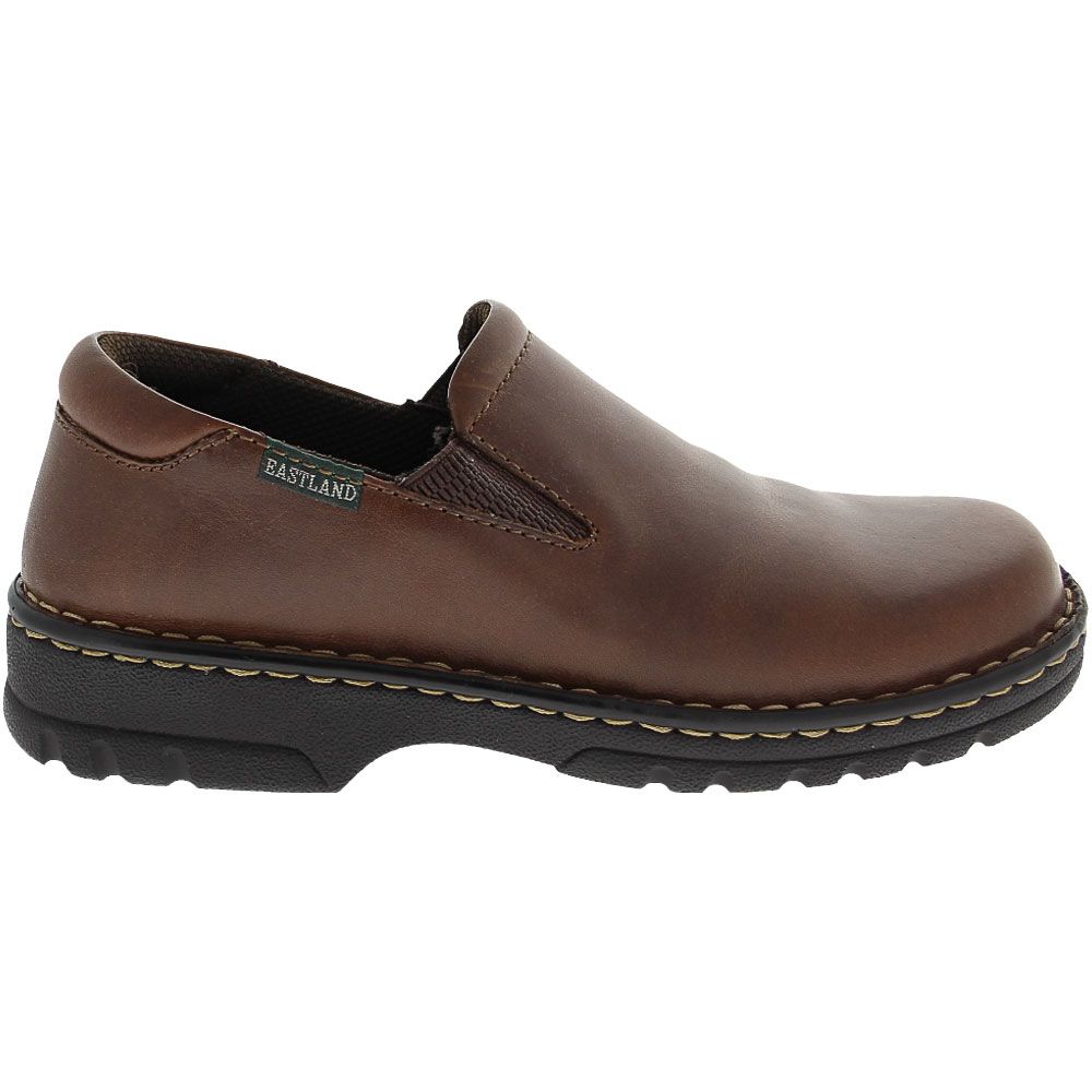 Eastland Newport Slip On Casual Shoes - Womens Brown Side View