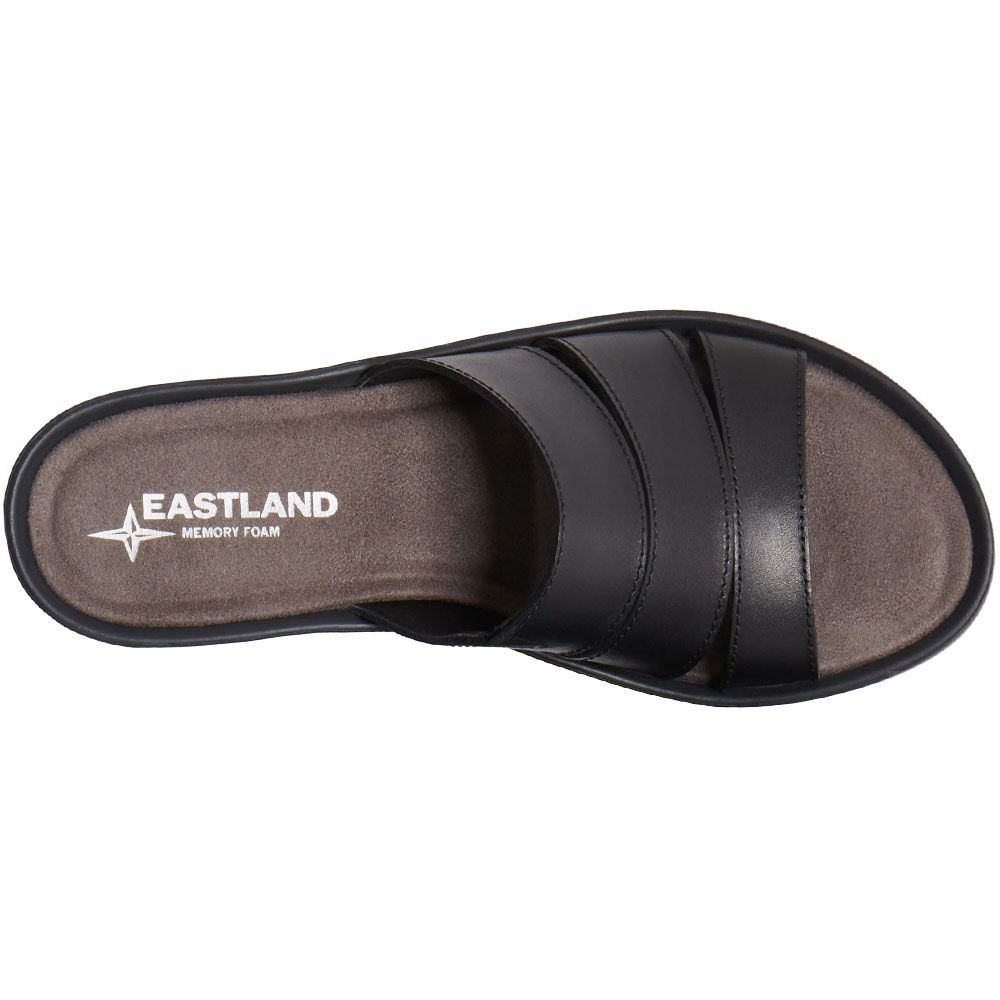 Eastland June Sandals - Womens Black Back View