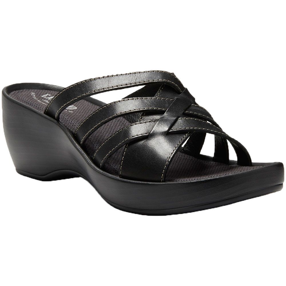 Eastland Poppy Slide Sandals - Womens Black