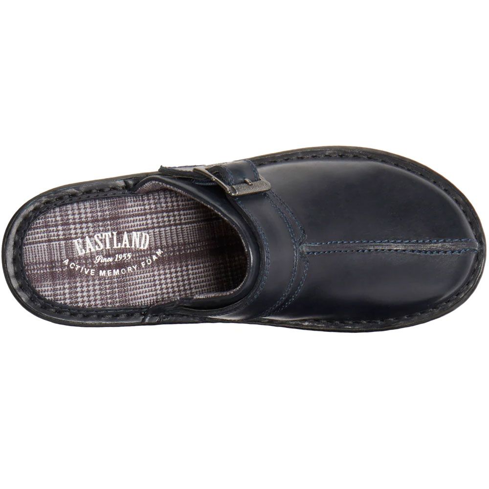 Eastland Mae Clogs Casual Shoes - Womens Navy Back View