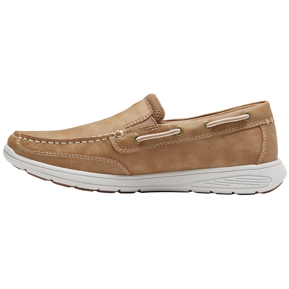 Eastland Brentwood Boat Shoes - Mens Light Tan Back View
