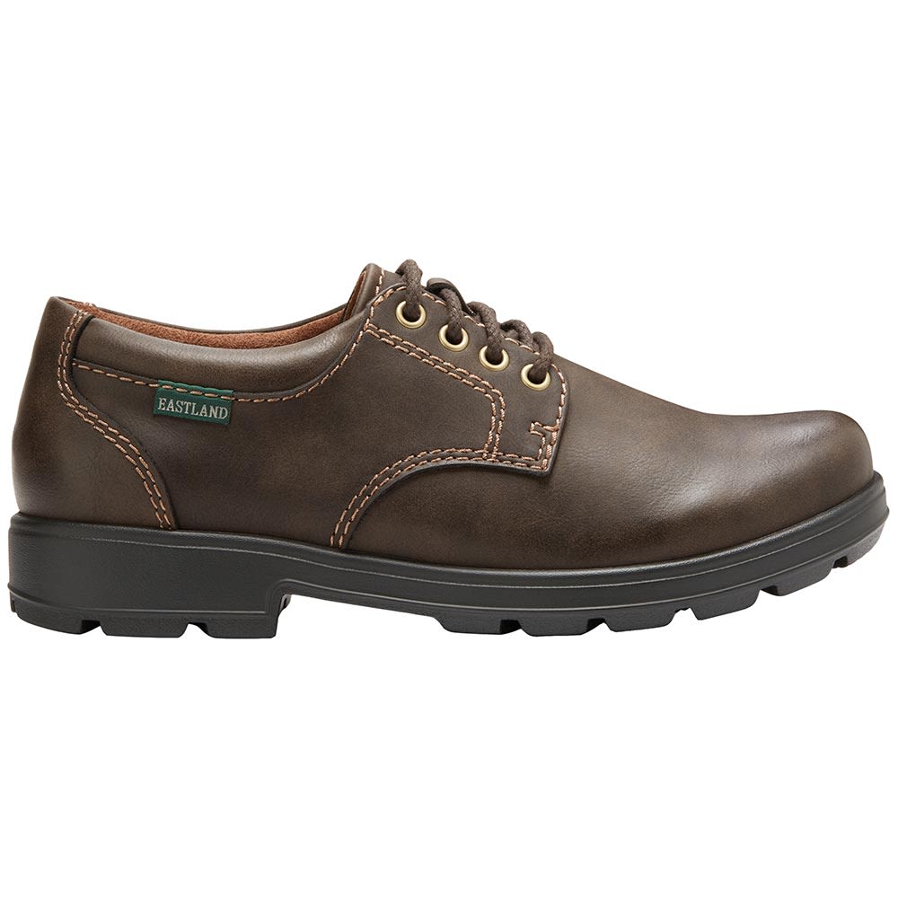 Eastland Duncan Lace Up Casual Shoes - Mens Brown Side View