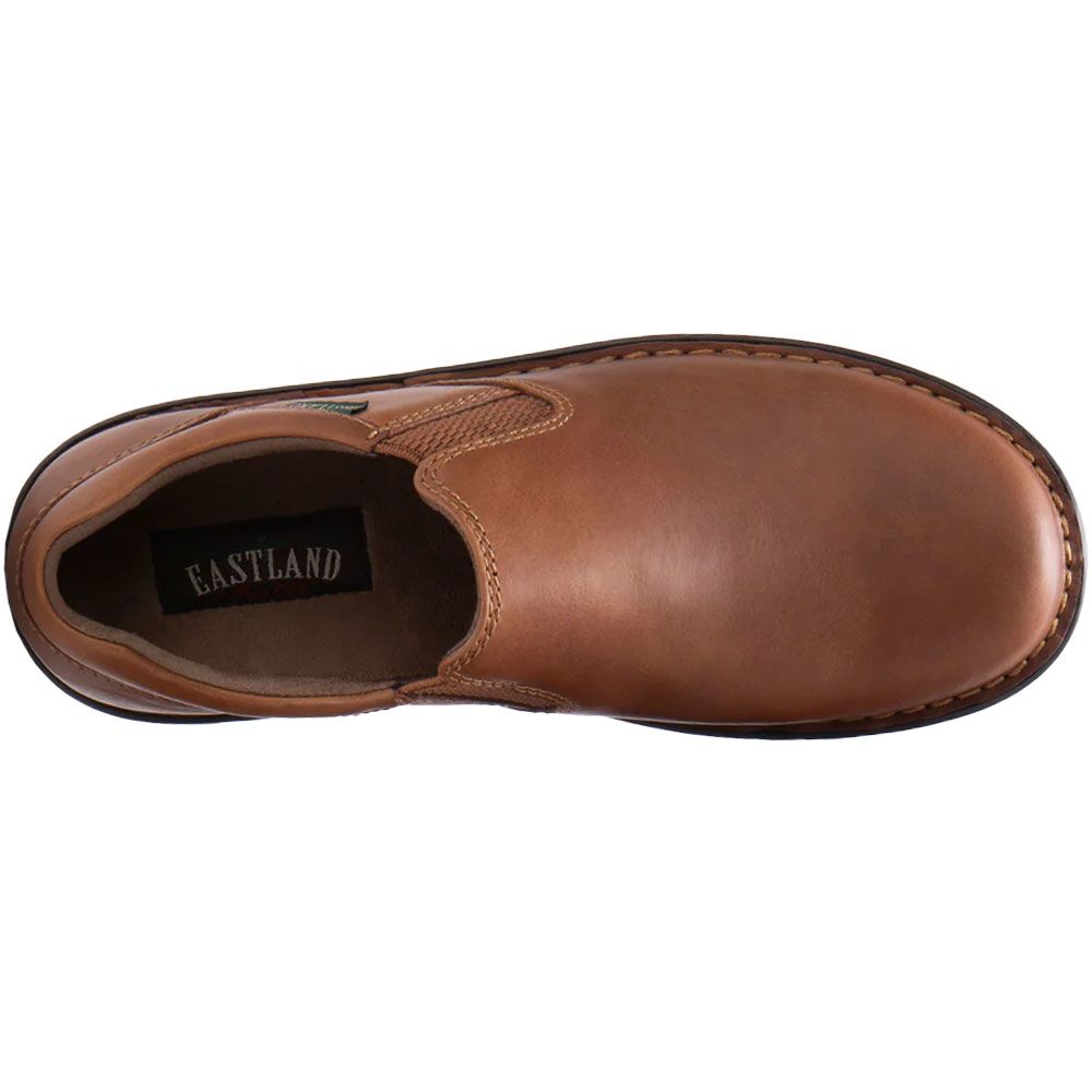 Eastland Newport Casual Shoes - Mens Oak Back View