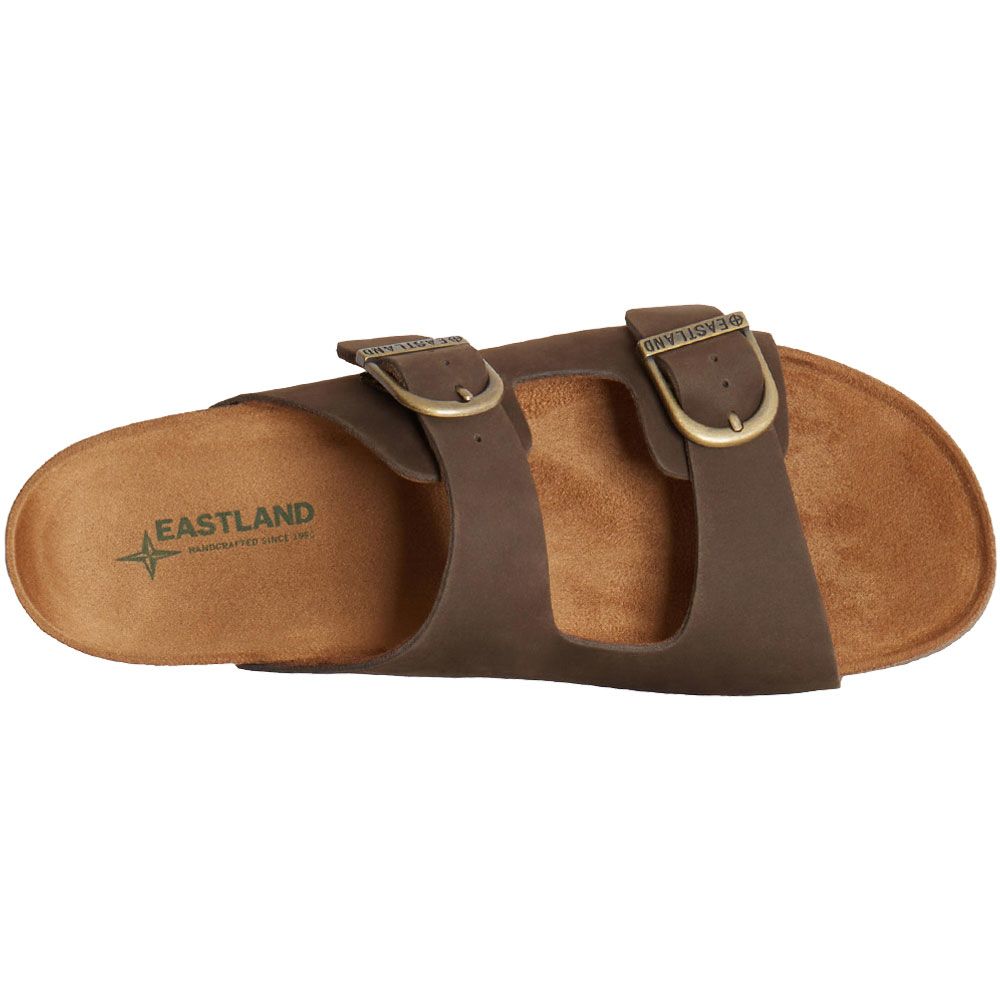 Eastland Cambridge Sandals - Mens Olive Back View