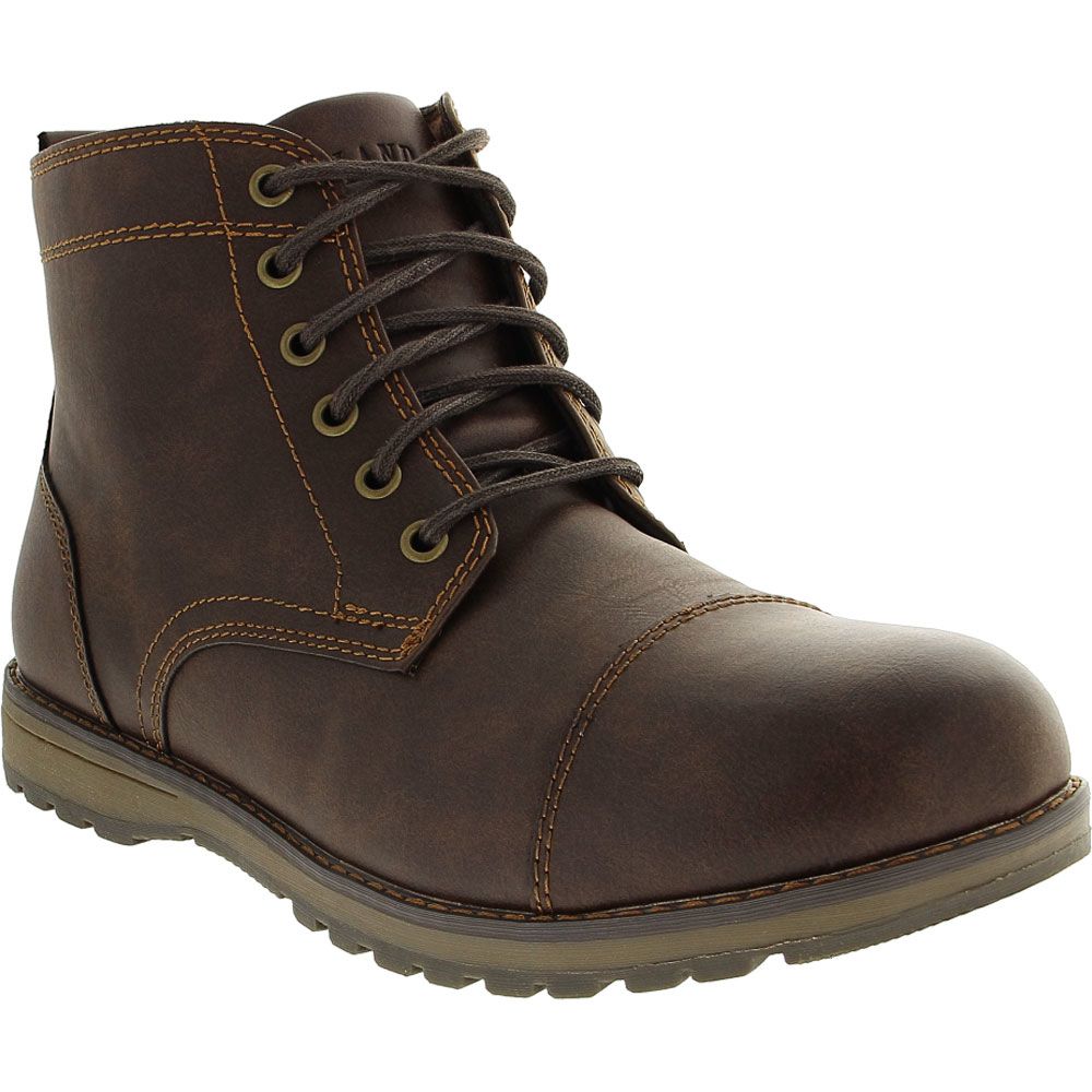 Eastland Jason Cap Toe Casual Boots - Mens Dark Brown