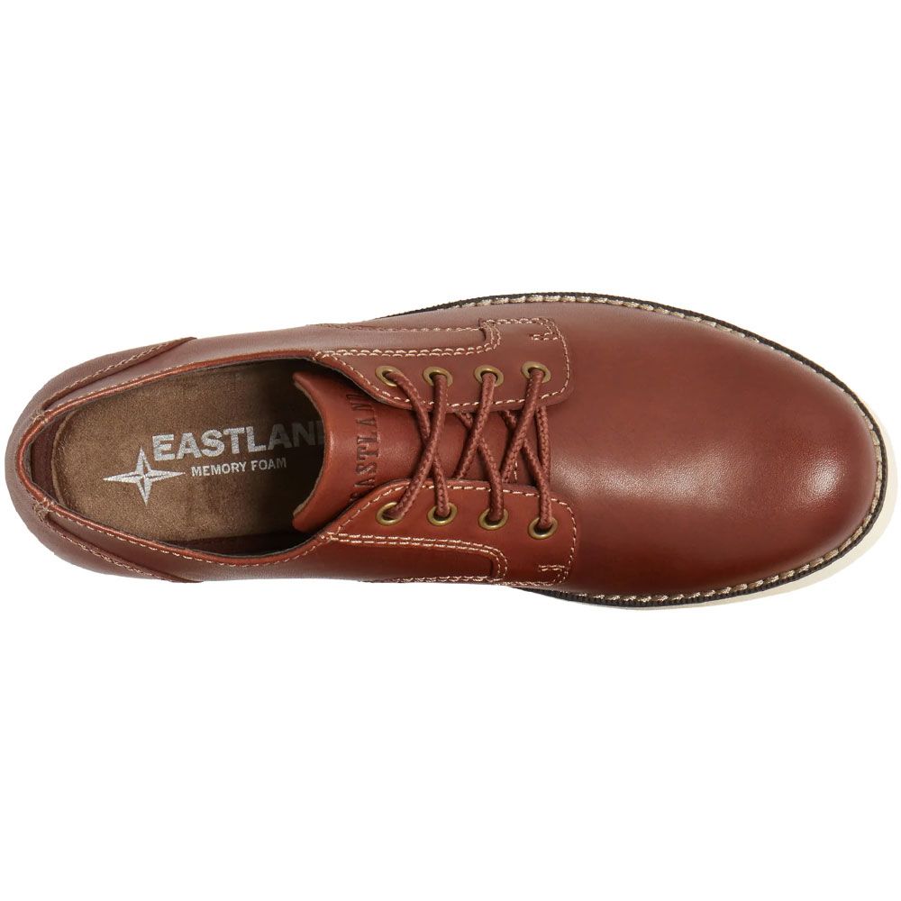 Eastland Jones Lace Up Casual Shoes - Mens Tan Back View
