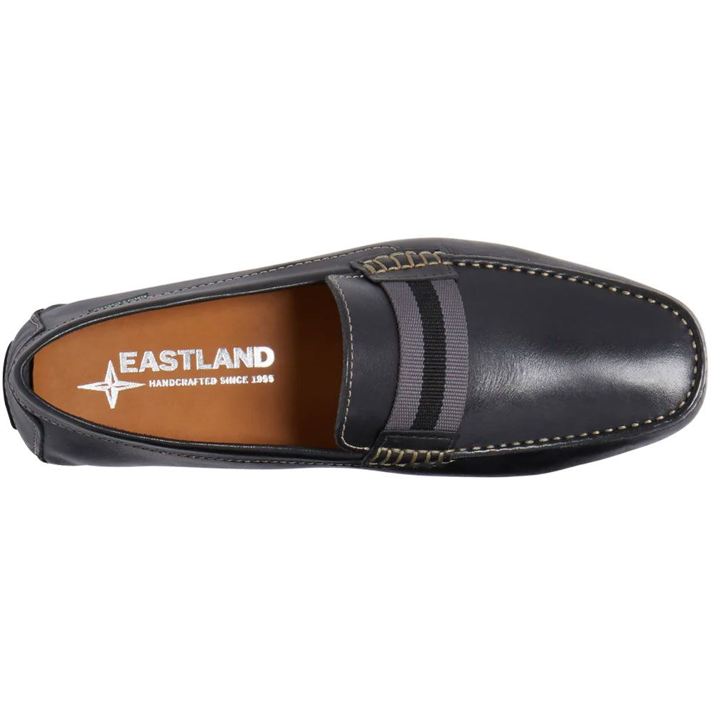Eastland Whitman Slip On Casual Shoes - Mens Black Back View