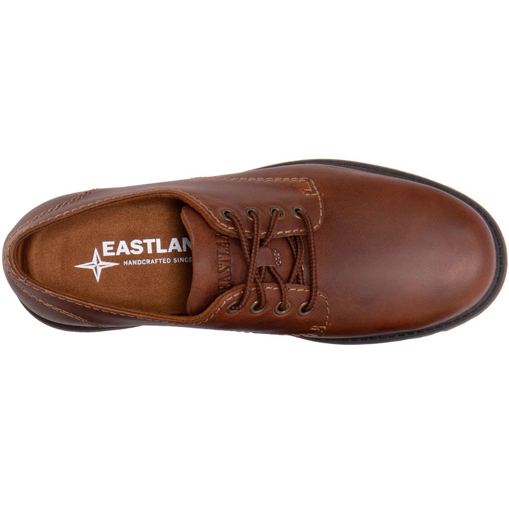 Eastland Lowell Lace Up Casual Shoes - Mens Oak Back View