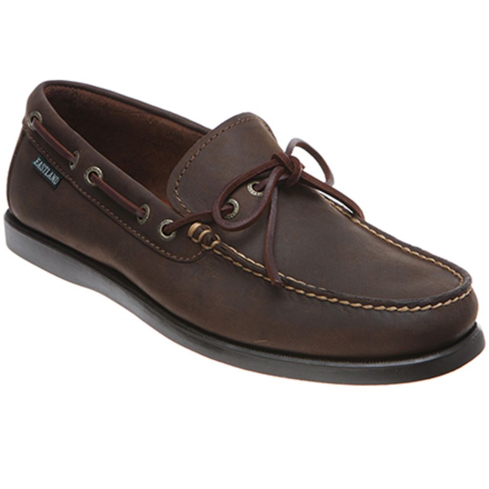 Eastland Yarmouth Boat Shoes - Mens Bomber Brown