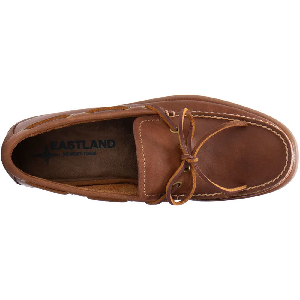 Eastland Yarmouth Boat Shoes - Mens Oak Back View