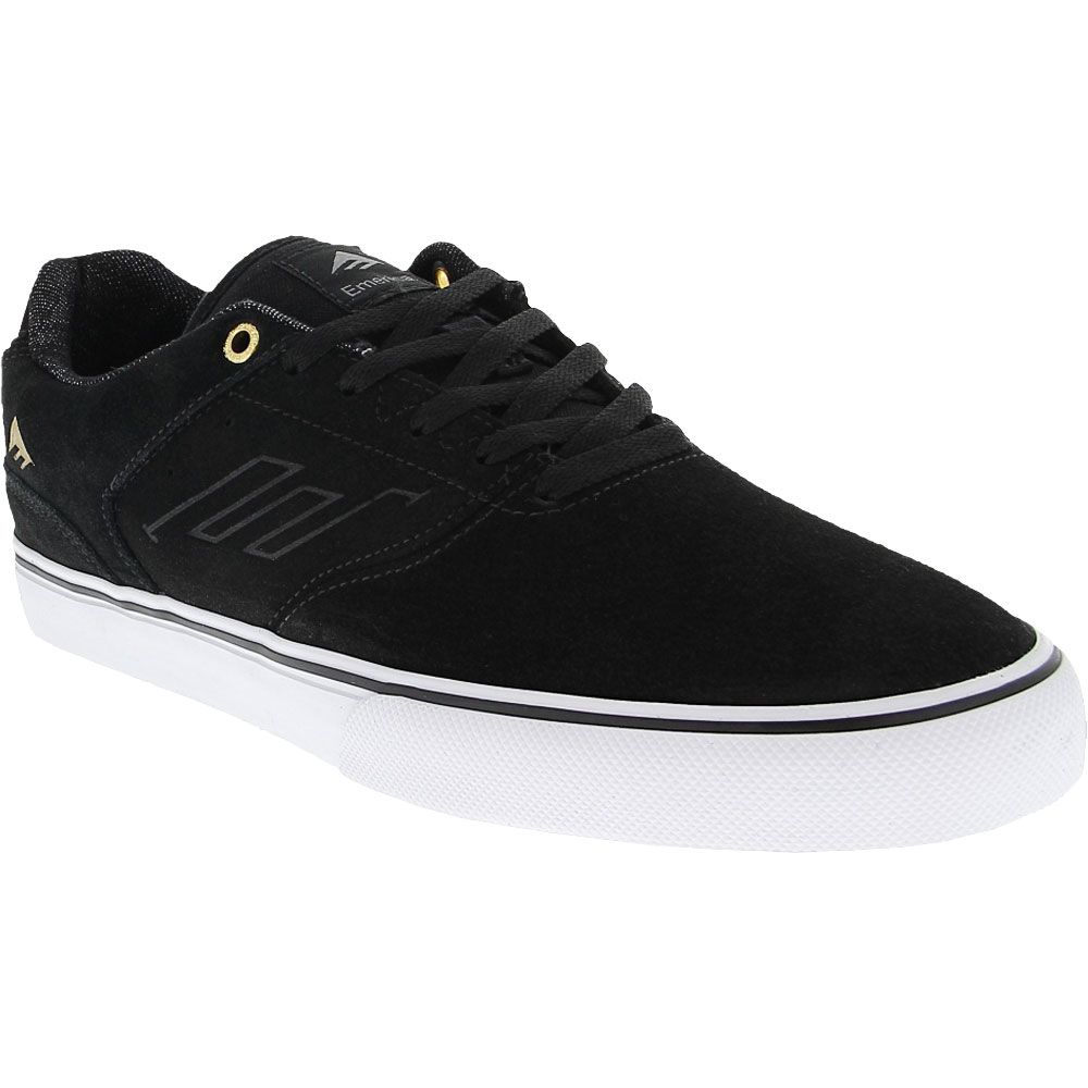 Emerica Low Vulc Skate Shoes - Mens Black Gold