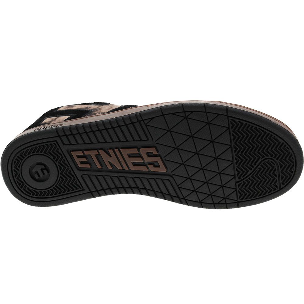 Etnies Fader Skate Shoes - Mens Black Gum Sole View