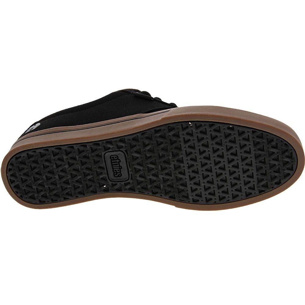 Etnies Jameson 2 Skate Shoes - Mens Black Charcoal Gum Sole View
