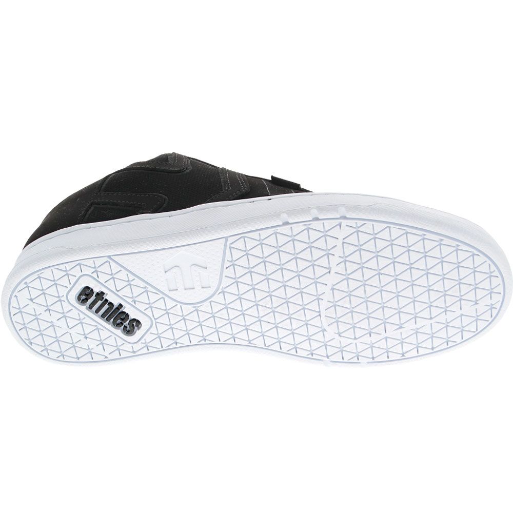 Etnies Fader 2 Skate Shoes - Mens Black White Sole View