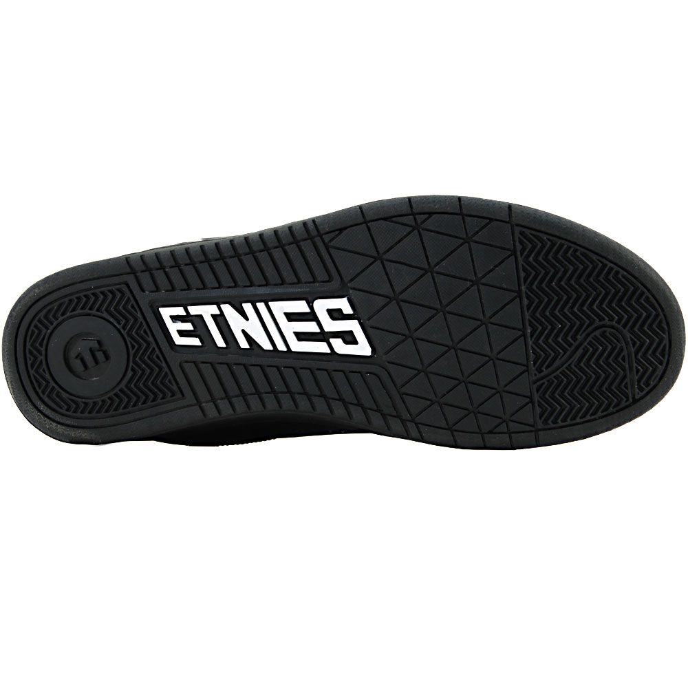 Etnies Fader Metal Mulisha Skate Shoes - Mens Black Black Sole View