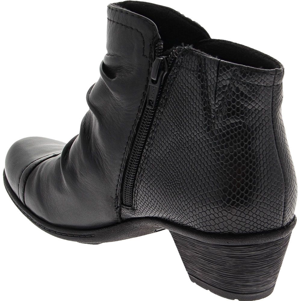 Earth Origins Marietta Malcolm Ankle Boots - Womens Black Back View