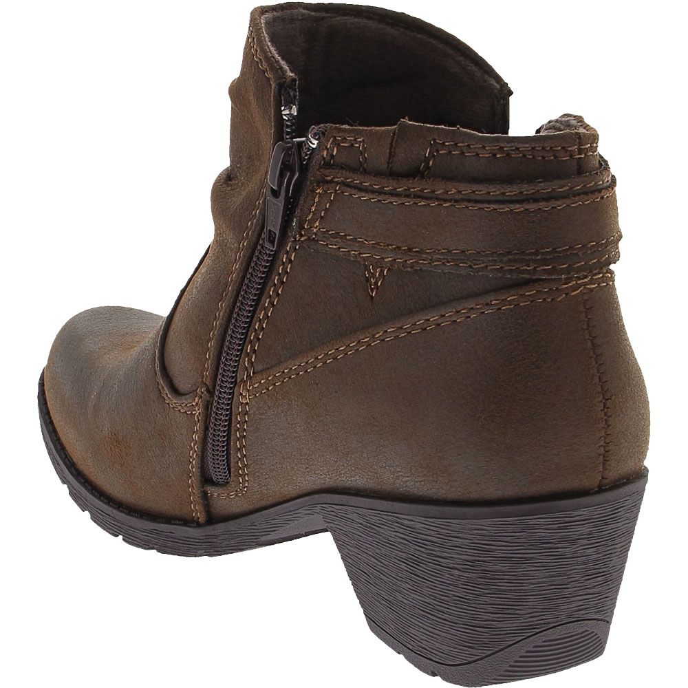 Earth Origins Oakland Adele Ankle Boots - Womens Brown Back View