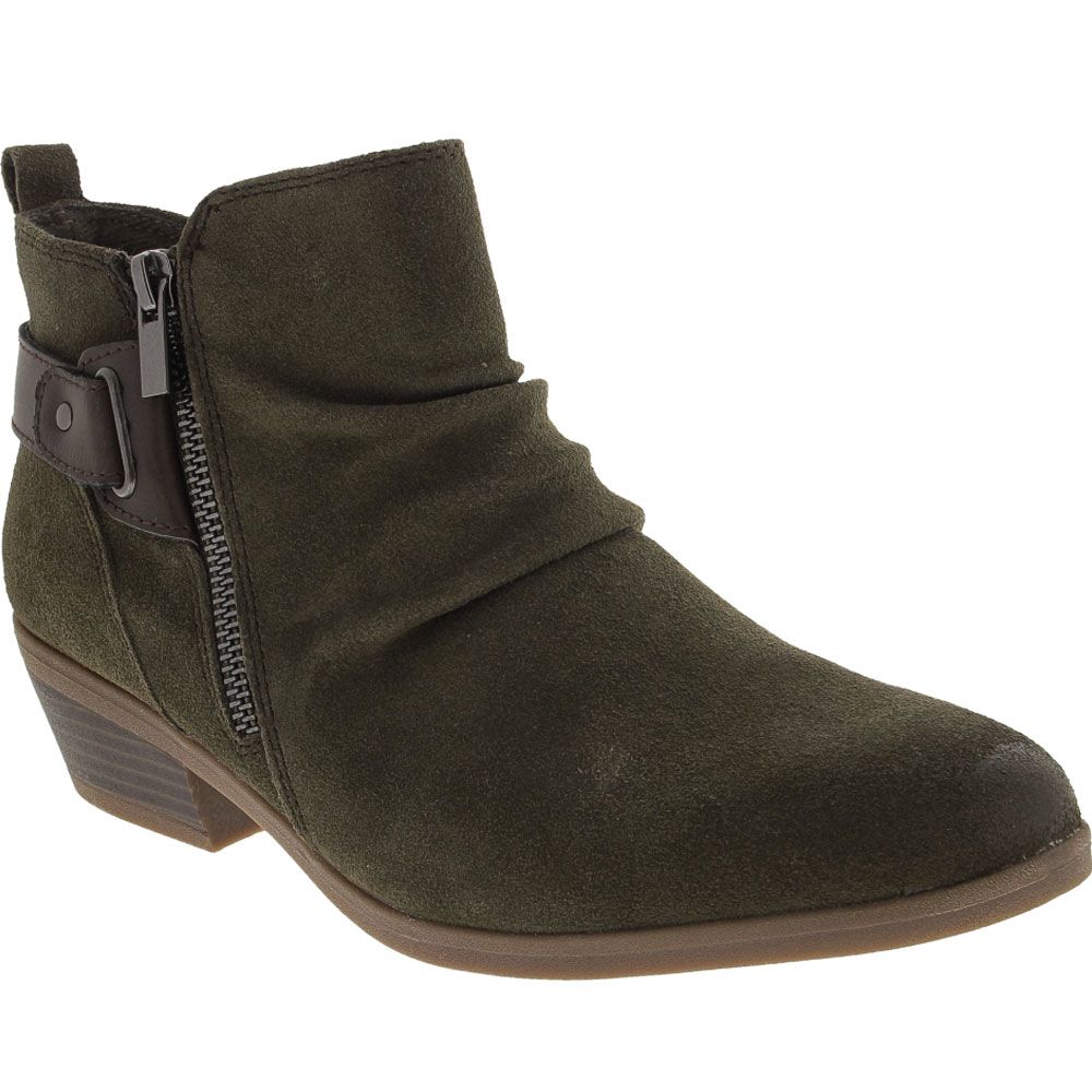 Earth Origins Colette Callista Ankle Boots - Womens Olive