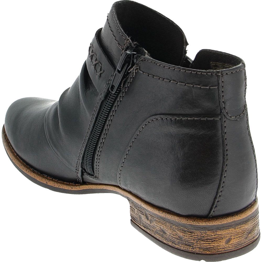 Earth Origins Abby Ankle Boots - Womens Black Back View