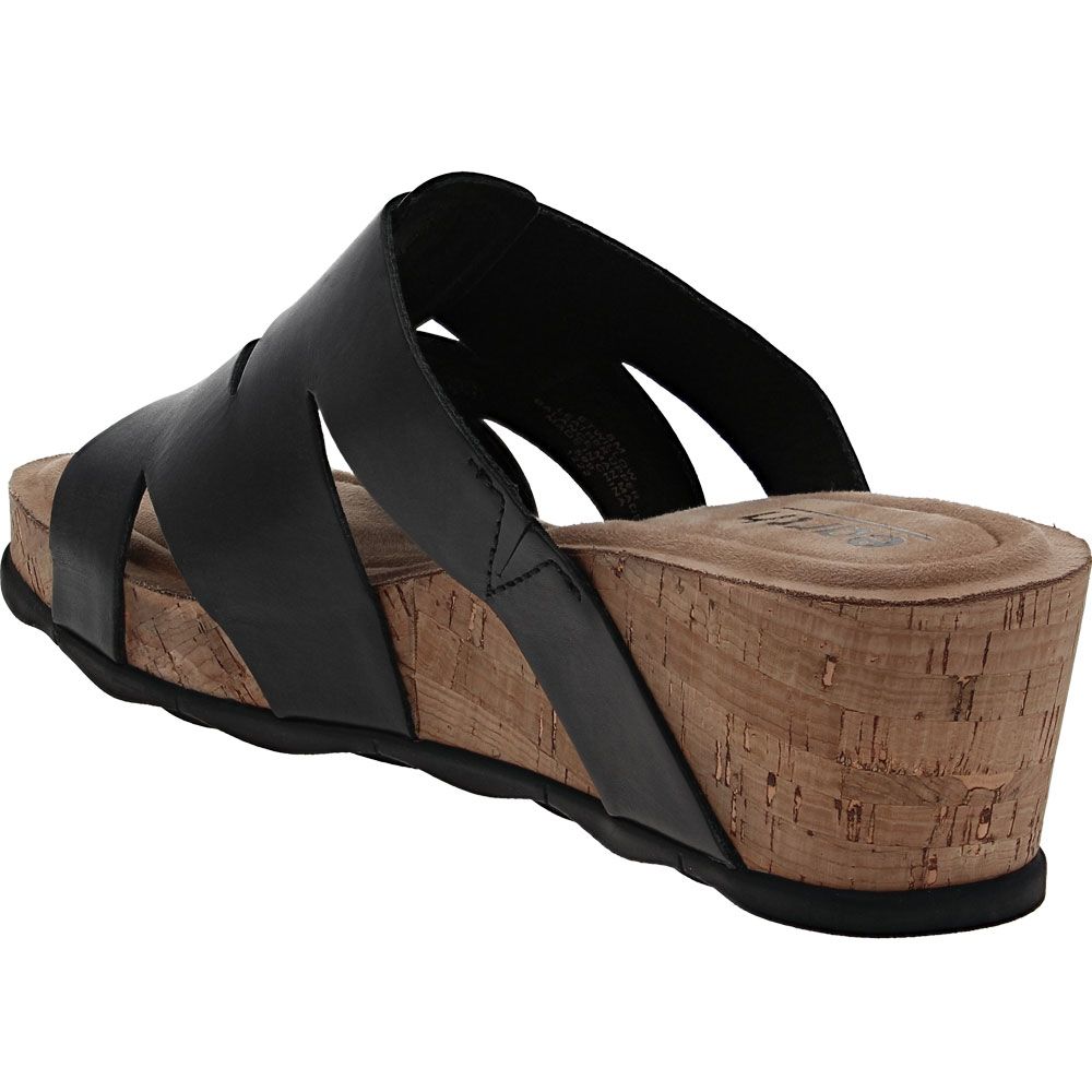 Earth Origins Willow Sandals - Womens Black Back View