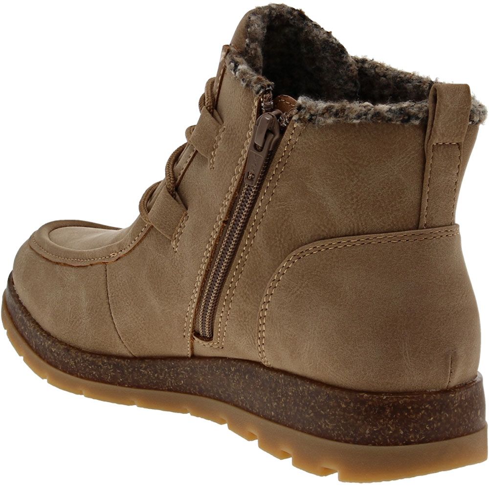 Euro Soft Larabee Casual Boots - Womens Stone Back View