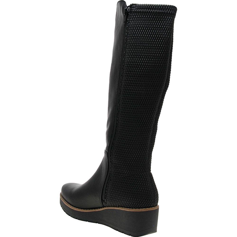 Euro Soft Falicia Casual Boots - Womens Black Back View