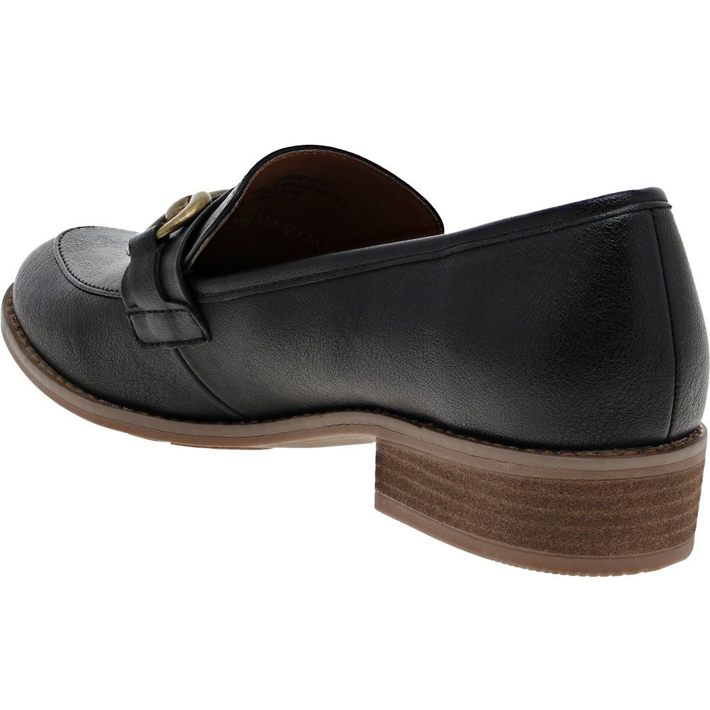 Euro Soft Nydia Slip on Casual Shoes - Womens Black Back View