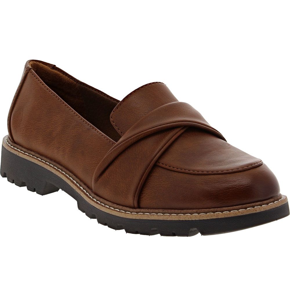 Euro Soft Leia Slip on Casual Shoes - Womens Brown