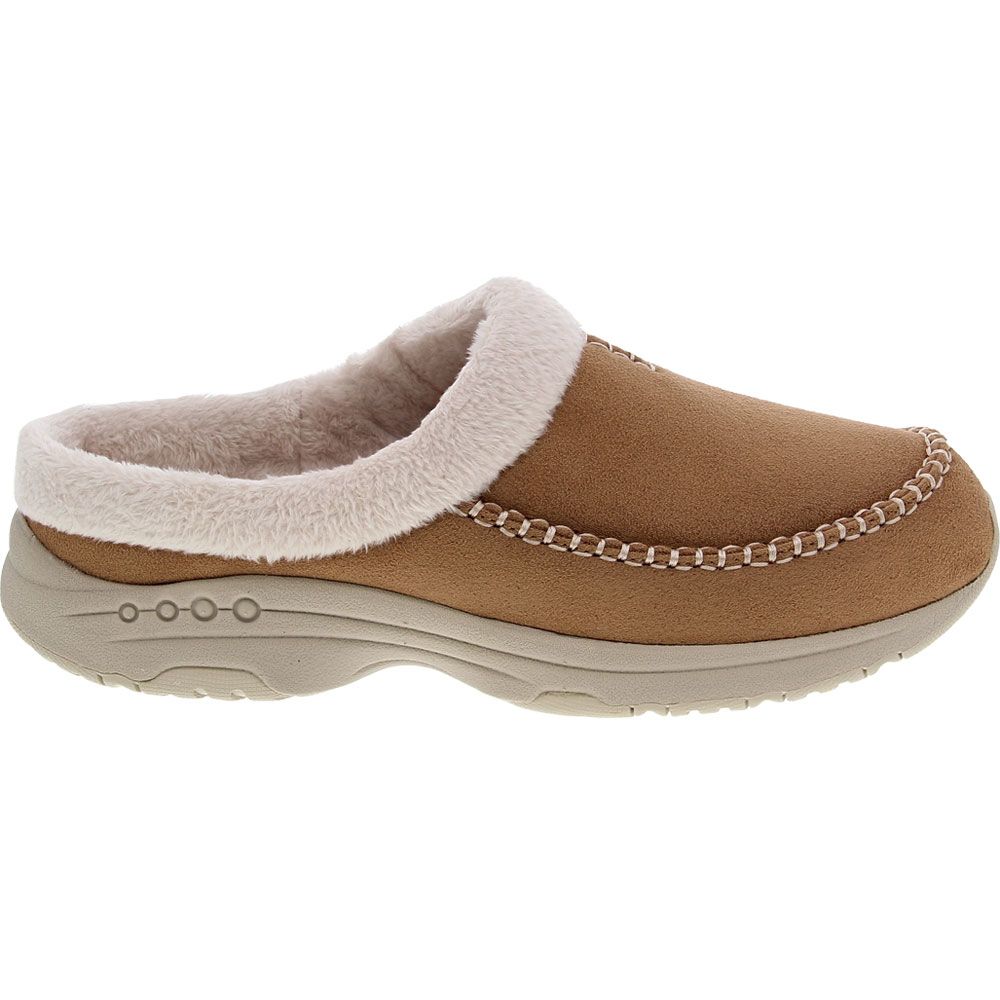 Easy Spirit Travel Furr 2 Slip on Casual Shoes - Womens Light Brown Side View