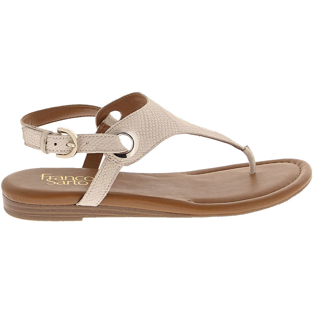Franco Sarto Grip Sandals - Womens Ivory Side View