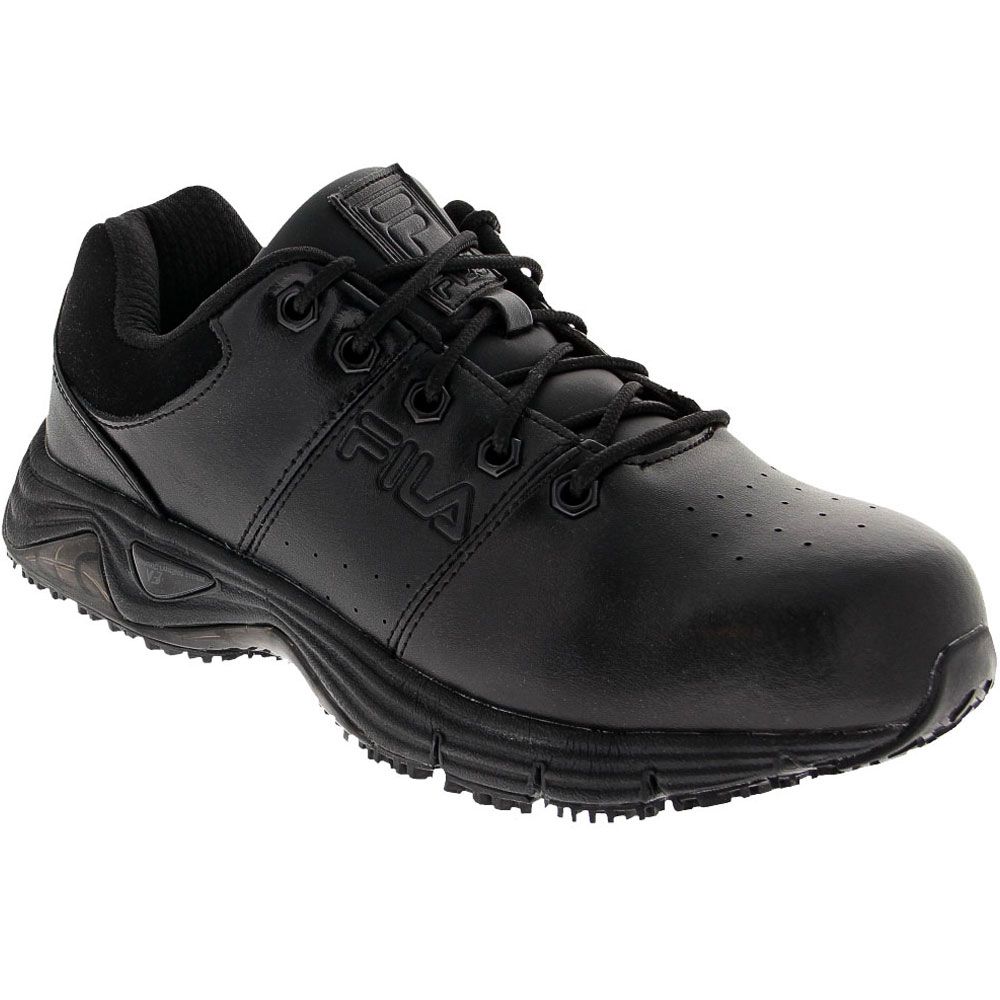 Fila Utility Memory Breach Low St Safety Toe Work Shoes - Mens Black