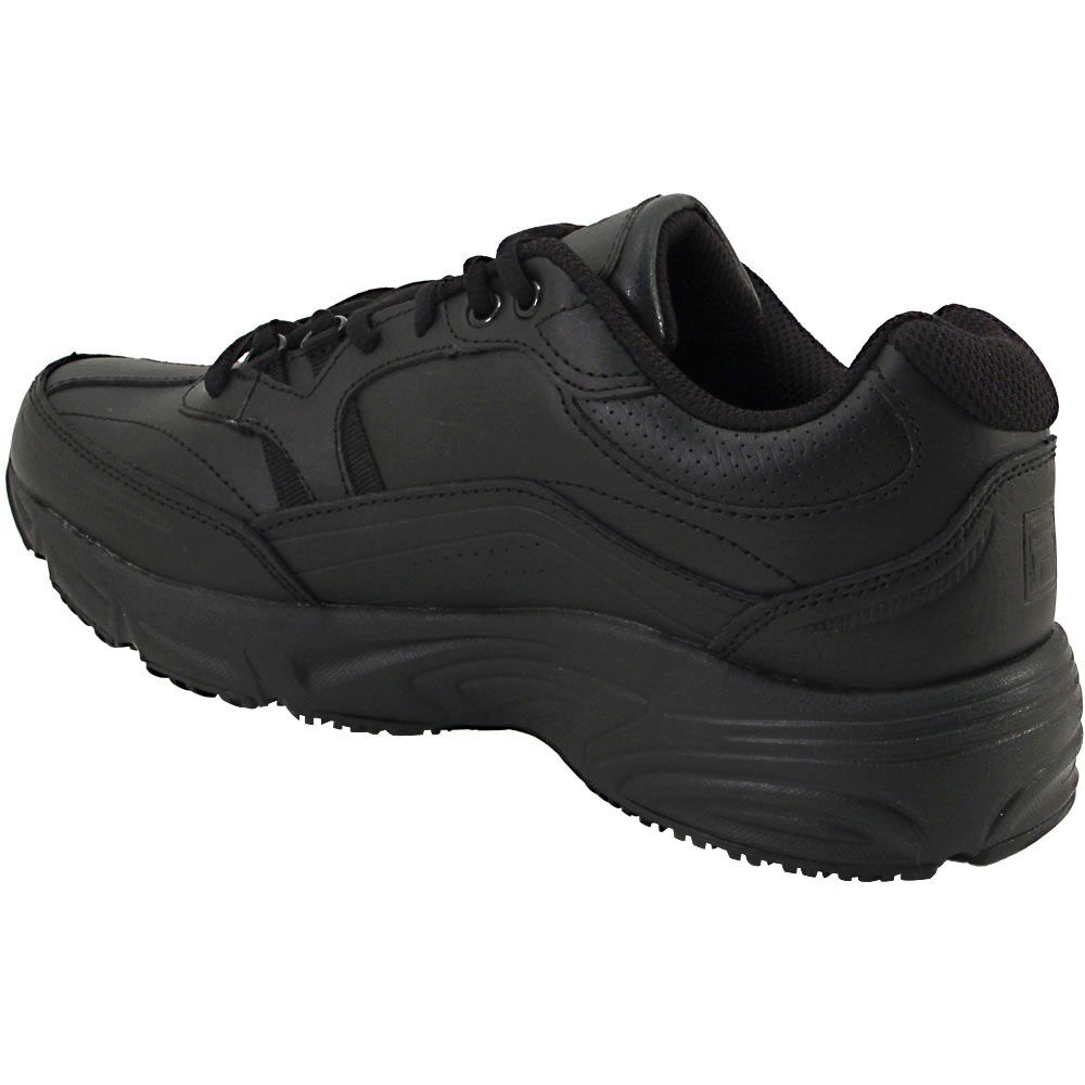 Fila Utility Memory Workshift Non-Safety Toe Work Shoes - Womens Black Back View
