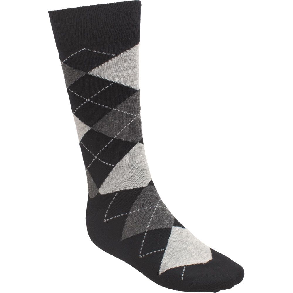 Florsheim Argyle Socks Black Grey