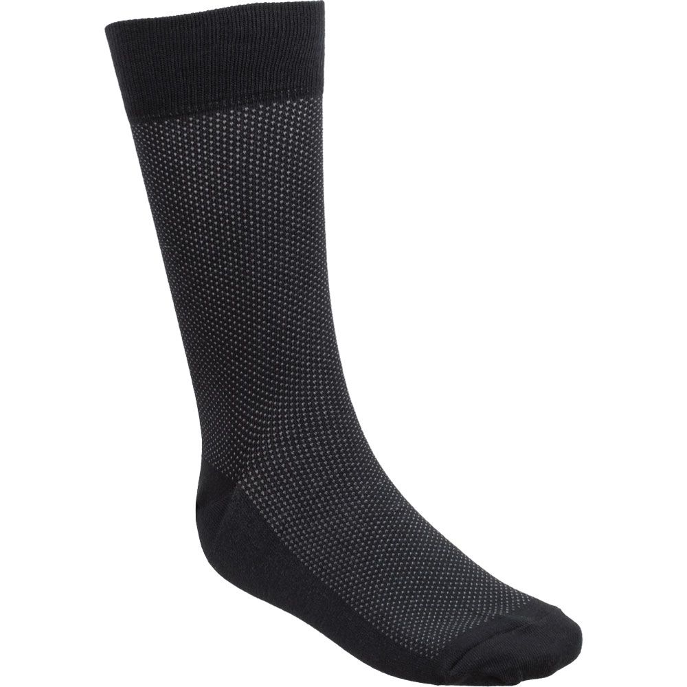 'Florsheim Pin Dot Socks Black Black White