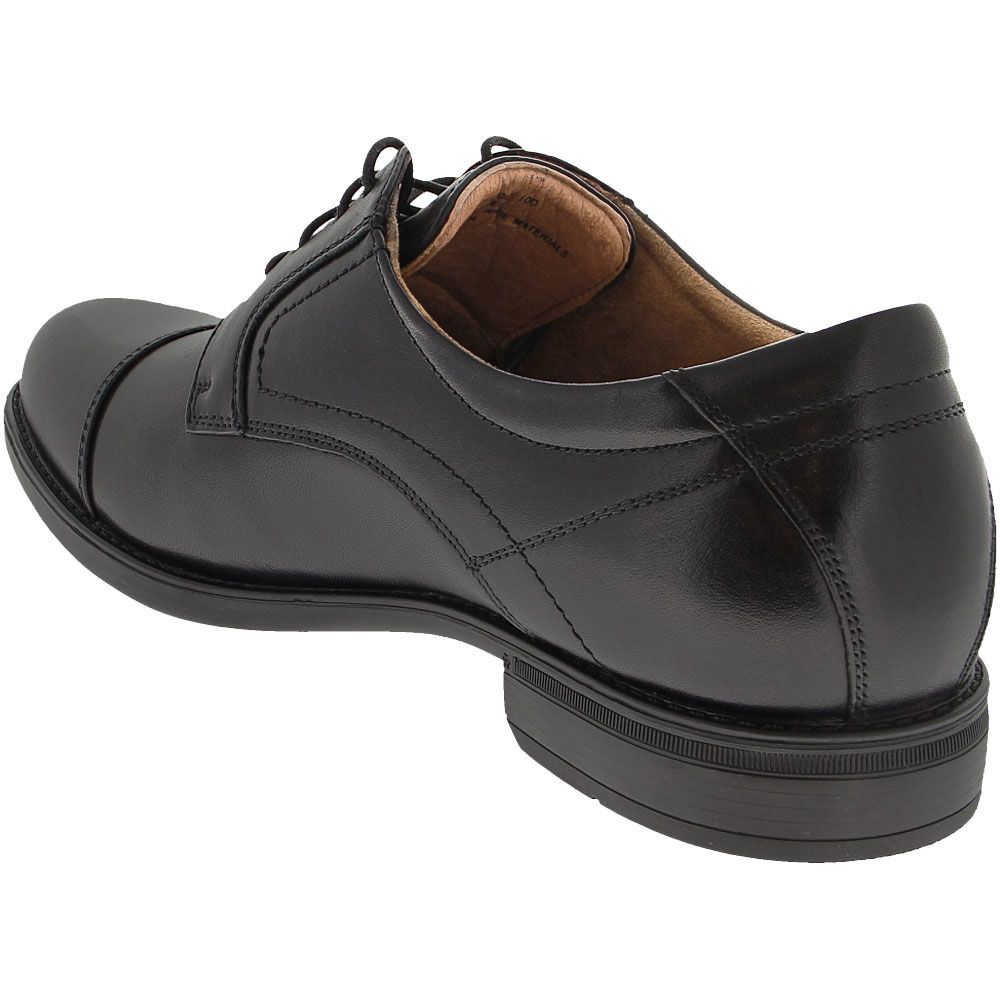 Florsheim Midtown Cap Toe Ox Oxford Dress Shoes - Mens Black Back View