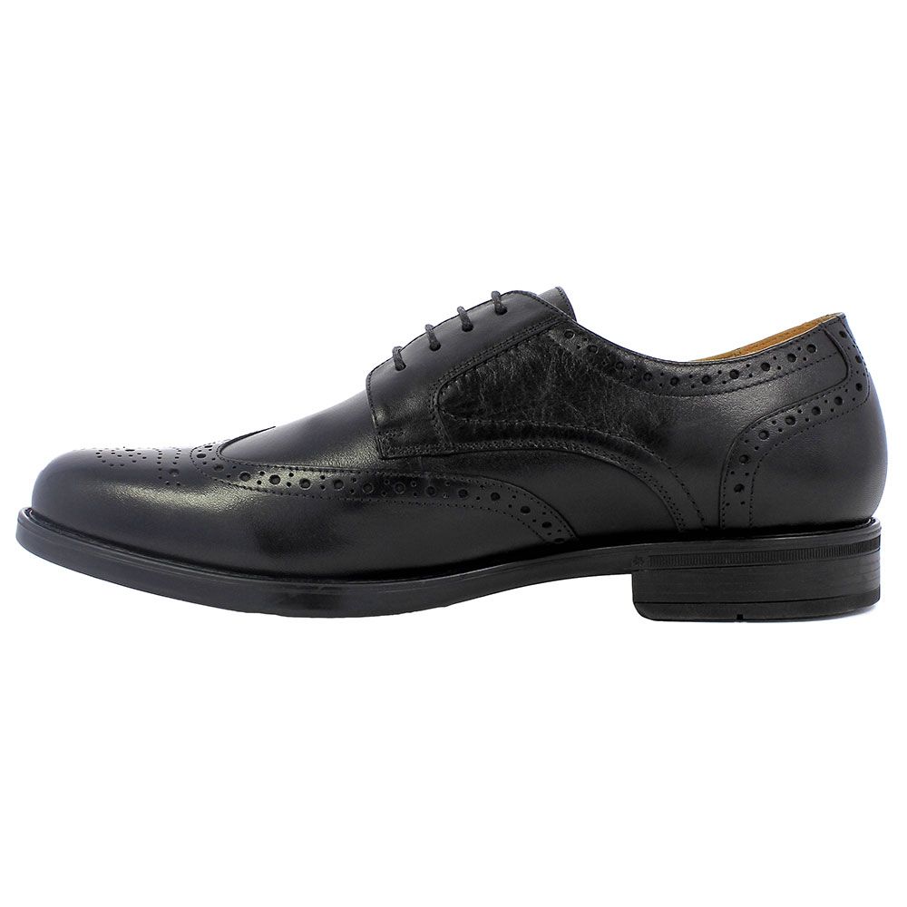 Florsheim Midtown Wing Tip Oxford Dress Shoes - Mens Black Back View