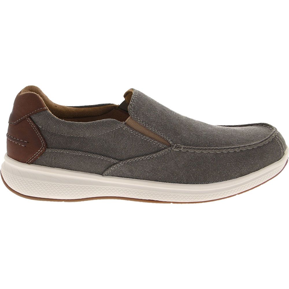 Florsheim Great Lakes Slip On Casual Shoes - Mens Grey Side View