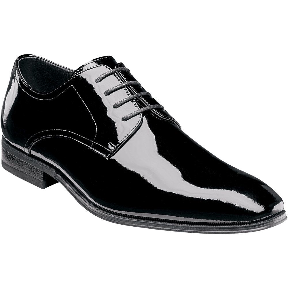 Florsheim Tux Plain Toe Tie Dress Shoes - Mens Black Patent