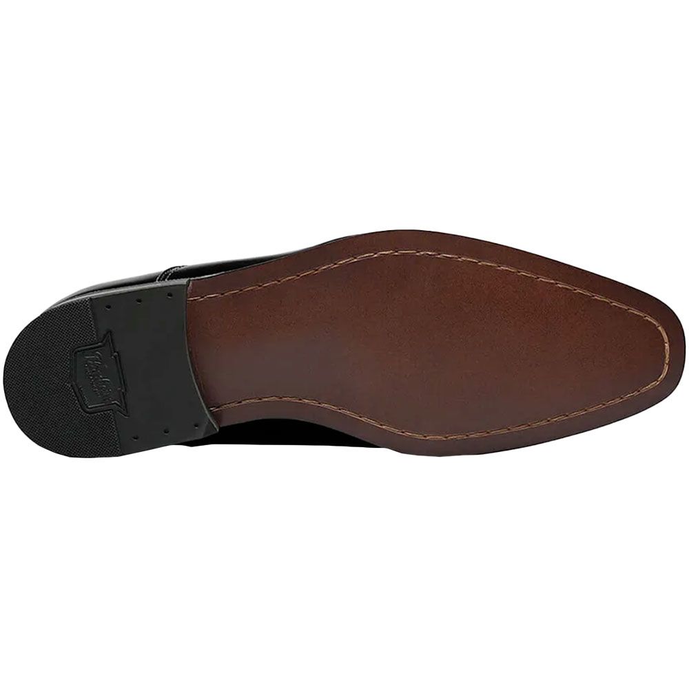 Florsheim Tux Cap Toe Oxford Dress Shoes - Mens Black Patent Sole View
