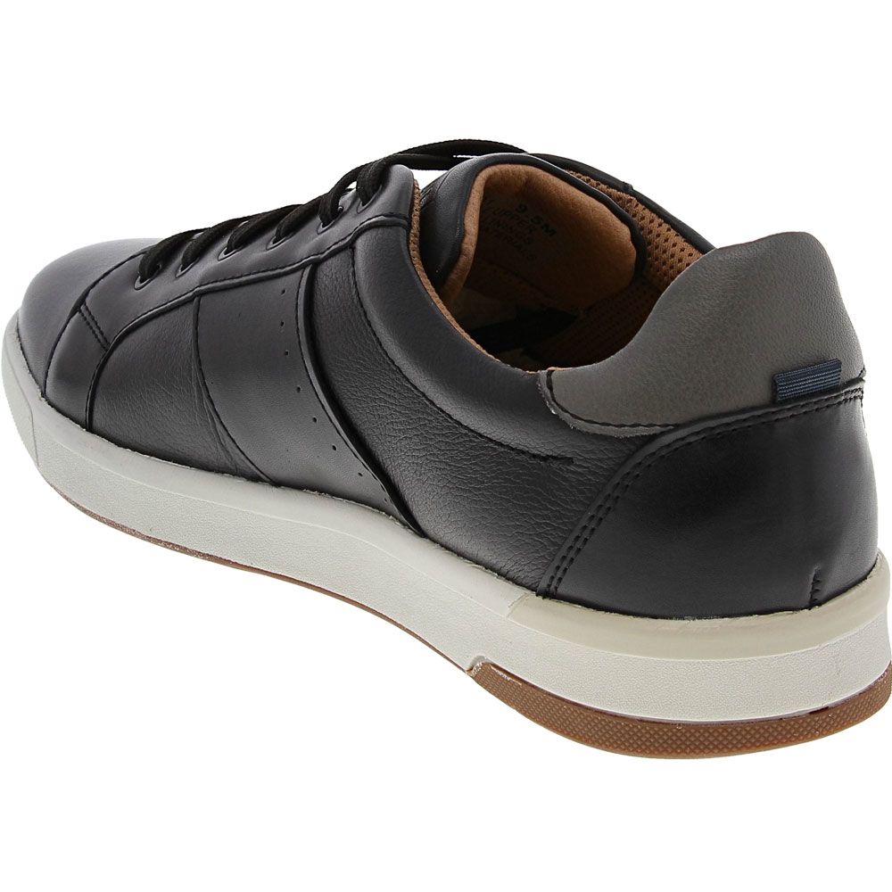 Florsheim Crossover Lace Up Casual Shoes - Mens Black Back View
