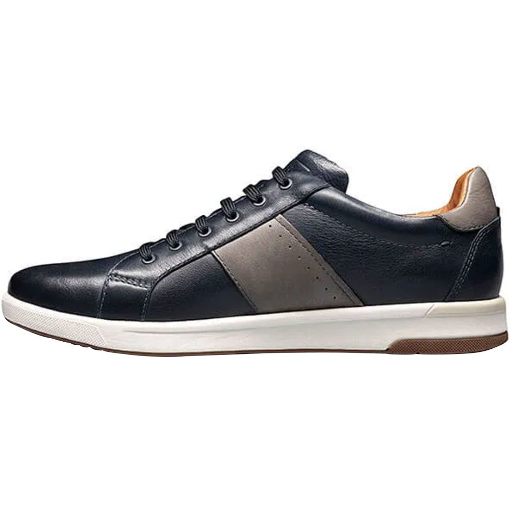 Florsheim Crossover Lace Up Casual Shoes - Mens Navy Back View