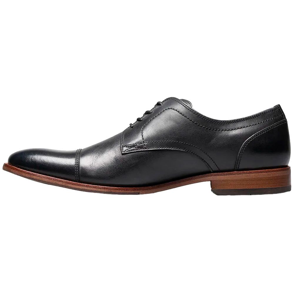 Florsheim Flex Cap Toe Oxford Dress Shoes - Mens Black Back View
